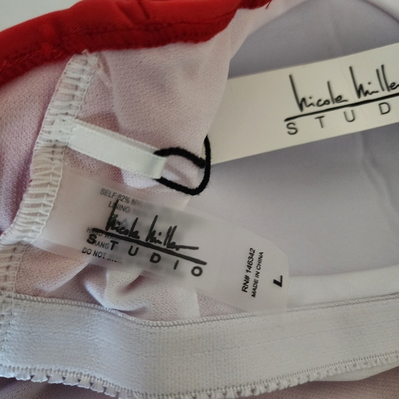 Nicole Miller Red Swimsuit size Large - Picture 7 of 7